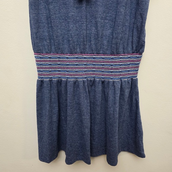 Soluna Swim Blue Cover-Up Dress Sleeveless Tassel Tie Women's Medium M - Picture 4 of 11